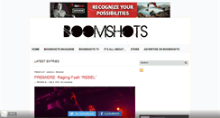 Desktop Screenshot of boomshots.com